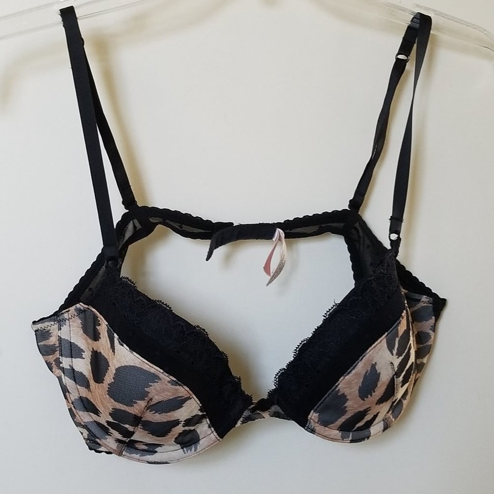 Victoria's Secret Leopard Print Bra Size 36B